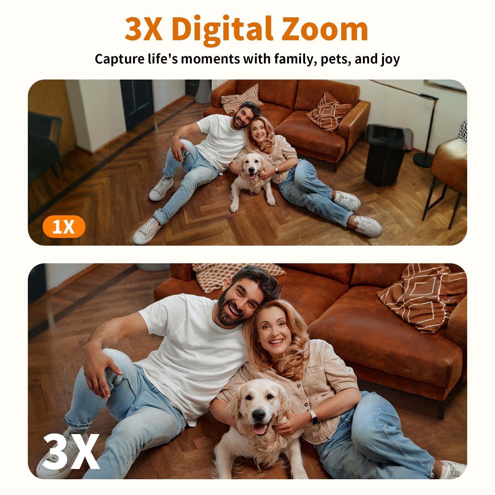 5G Indoor Camera for Home Security, 2K Security Camera, Pet/Baby/Dog Camera with
