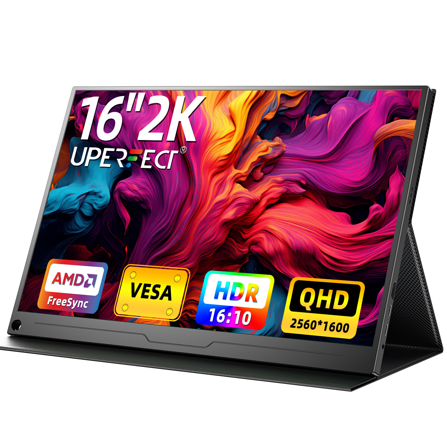 UPERFECT 16″ 2560×1600 Gaming Monitor 2K Portable Monitor PC Laptop Screen