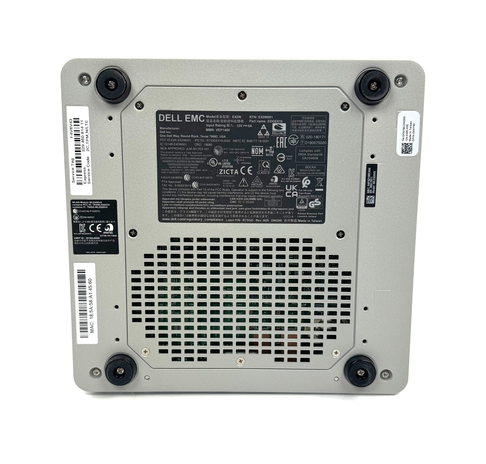 Dell EMC VMWare SD-WAN Edge 610 Network Accelerator Switch – E24W XNY90 E42W001