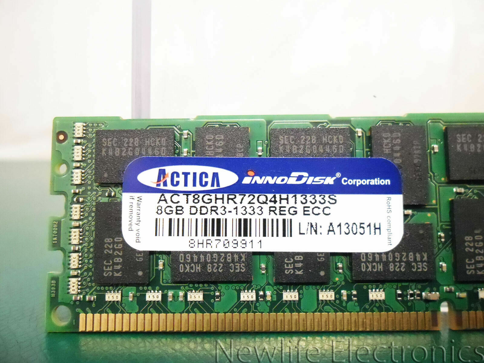 ACTICA ACT8GHR72Q4H1333S 8GB PC-10600 DDR3 SDRAM Server Memory