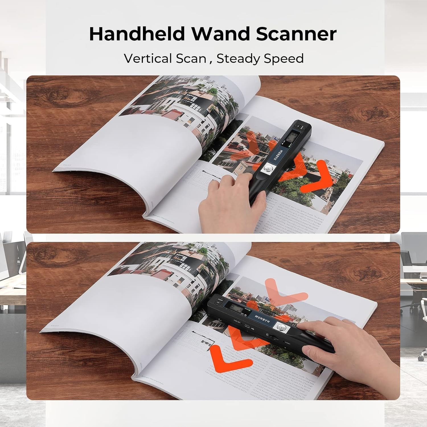 Easy-to-Use Wireless Scanner: Capture Photos and Documents in 900 DPI
