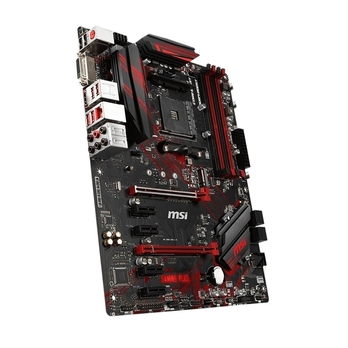 MSI B450 Gaming PLUS Motherboard Socket AM4 DDR4 SATA III PS/2 On-Board Audio