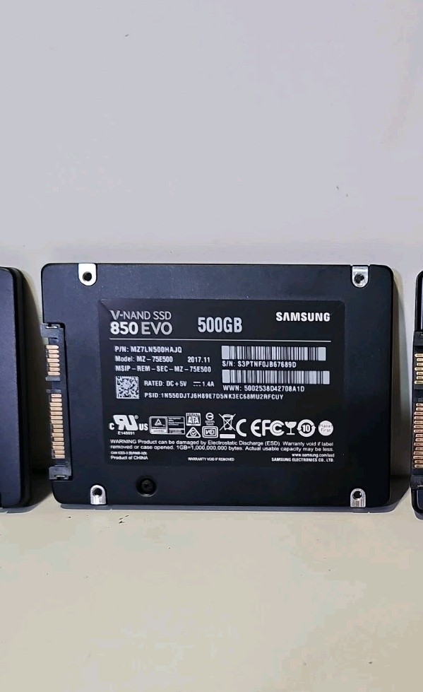 Choice Of Samsung 840, 850 Or 860 – 256G, 512G Or 1Tb SSD Drives. All Tested.