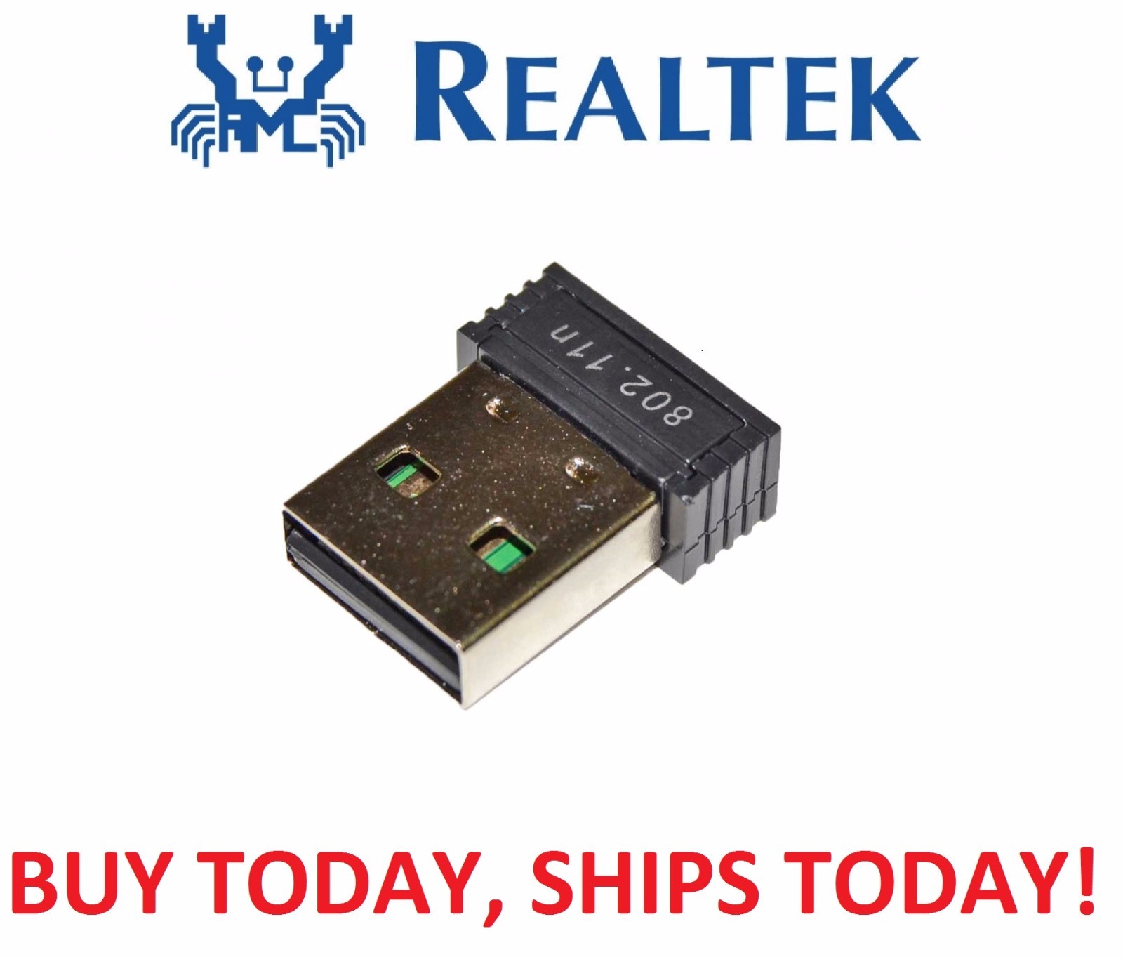 Genuine Realtek RTL8188 MINI USB WiFi Wireless 802.11B/G/N Card Network Adapter
