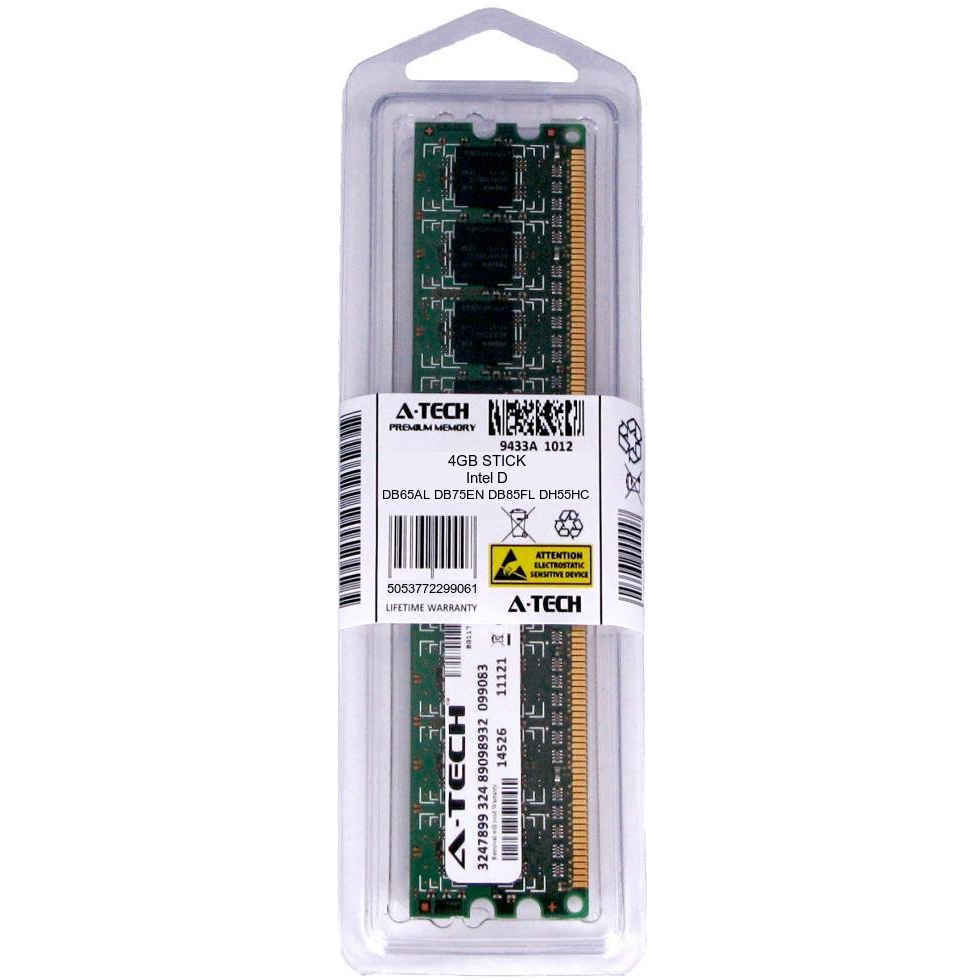 4GB DIMM Intel DB65AL DB75EN DB85FL DH55HC DH55PJ DH55TC DH57DD Ram Memory