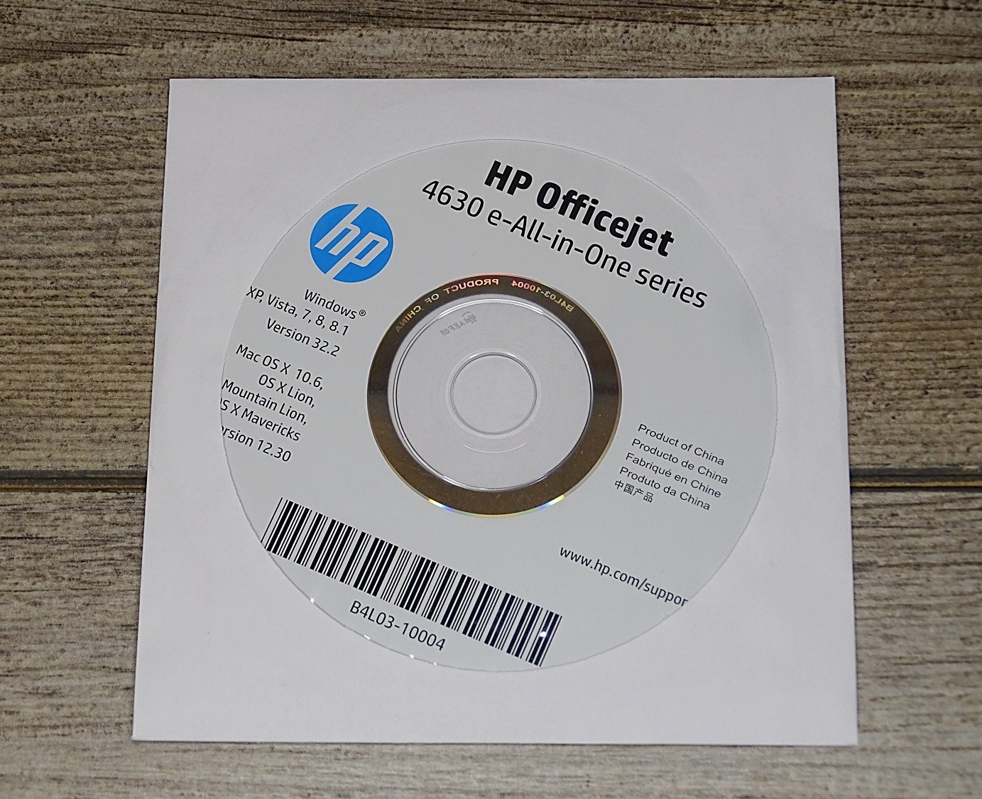 HP Officejet 4630 e-All-In-One Series CD-ROM Software for Windows or Mac
