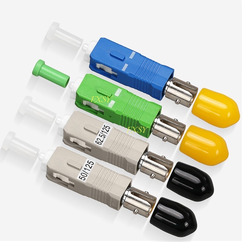 SC Male to ST Female UPC APC SM MM Hybrid Fiber Optic Adapter Optic Converter
