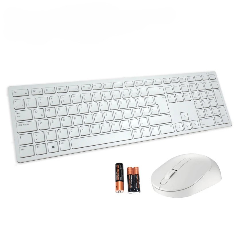 Dell KM5221W Pro White 2.4GHz Latin QWERTY Wireless Combo HGX2K