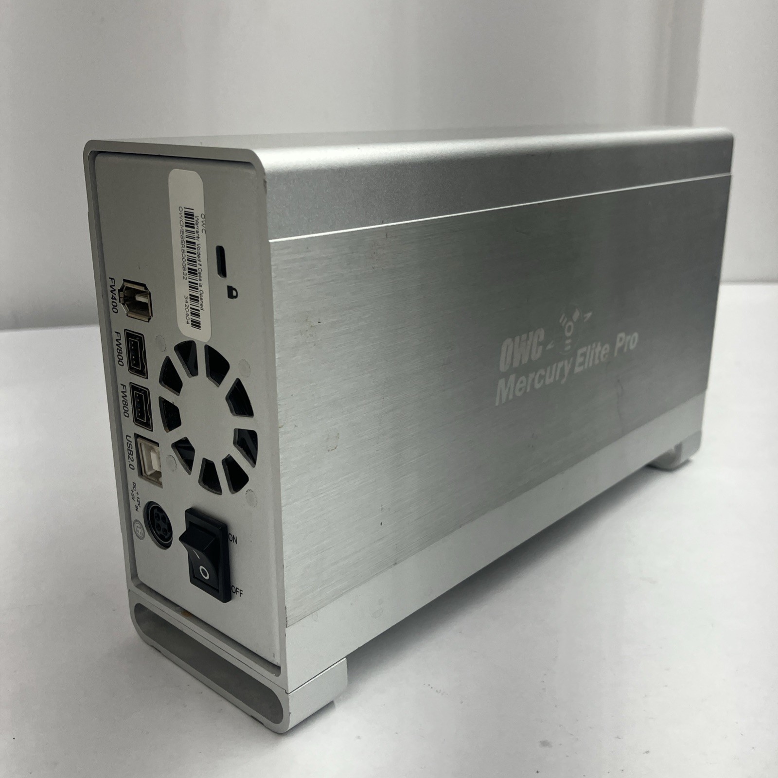 OWC Mercury Elite Pro 2 Bay RAID Enclosure + 2x 400GB Hitachi SATA NO POWER CORD