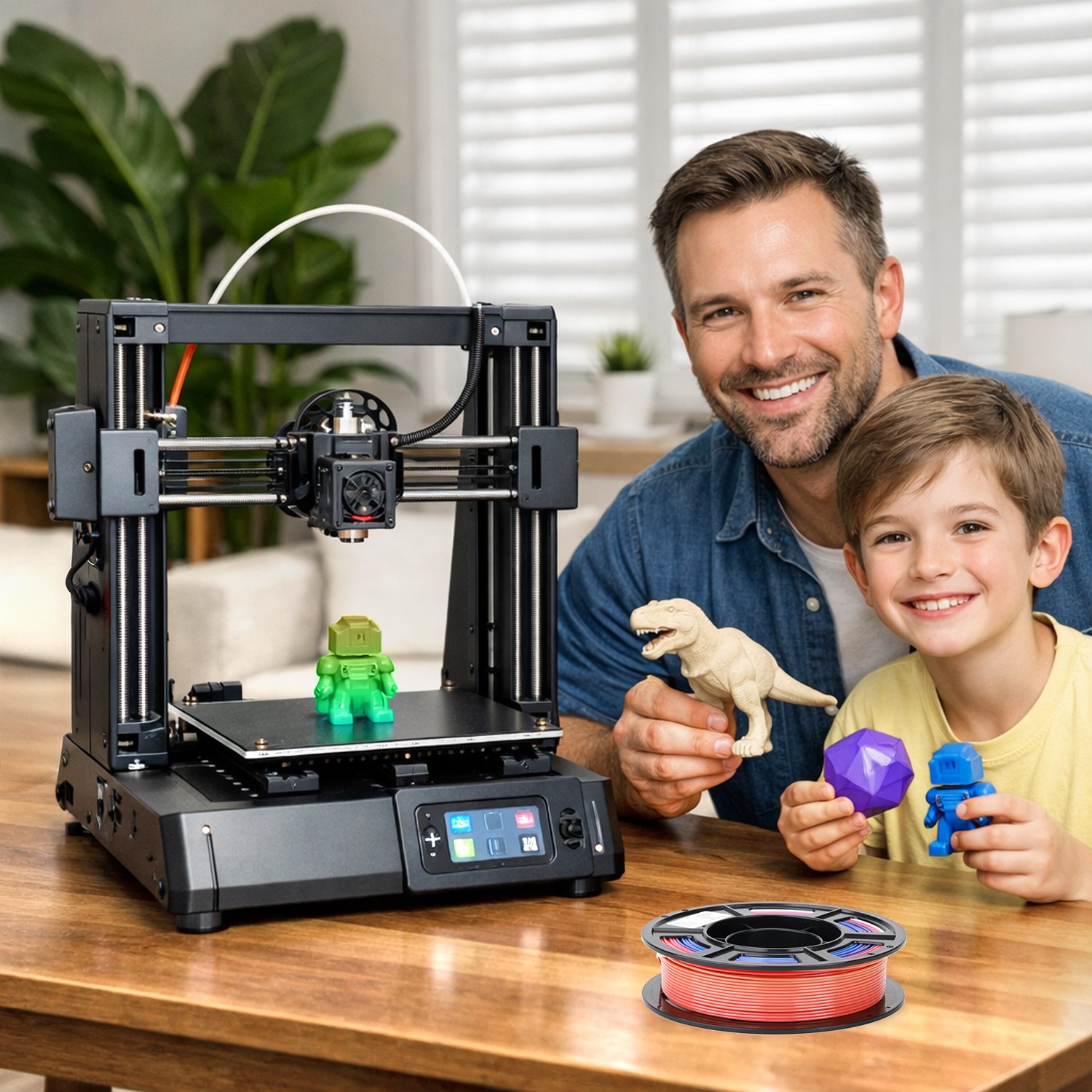 FILAZOO High Speed 3D Printer Filament 250G PETG 1.75mm 200-300mm/s PLA Filament