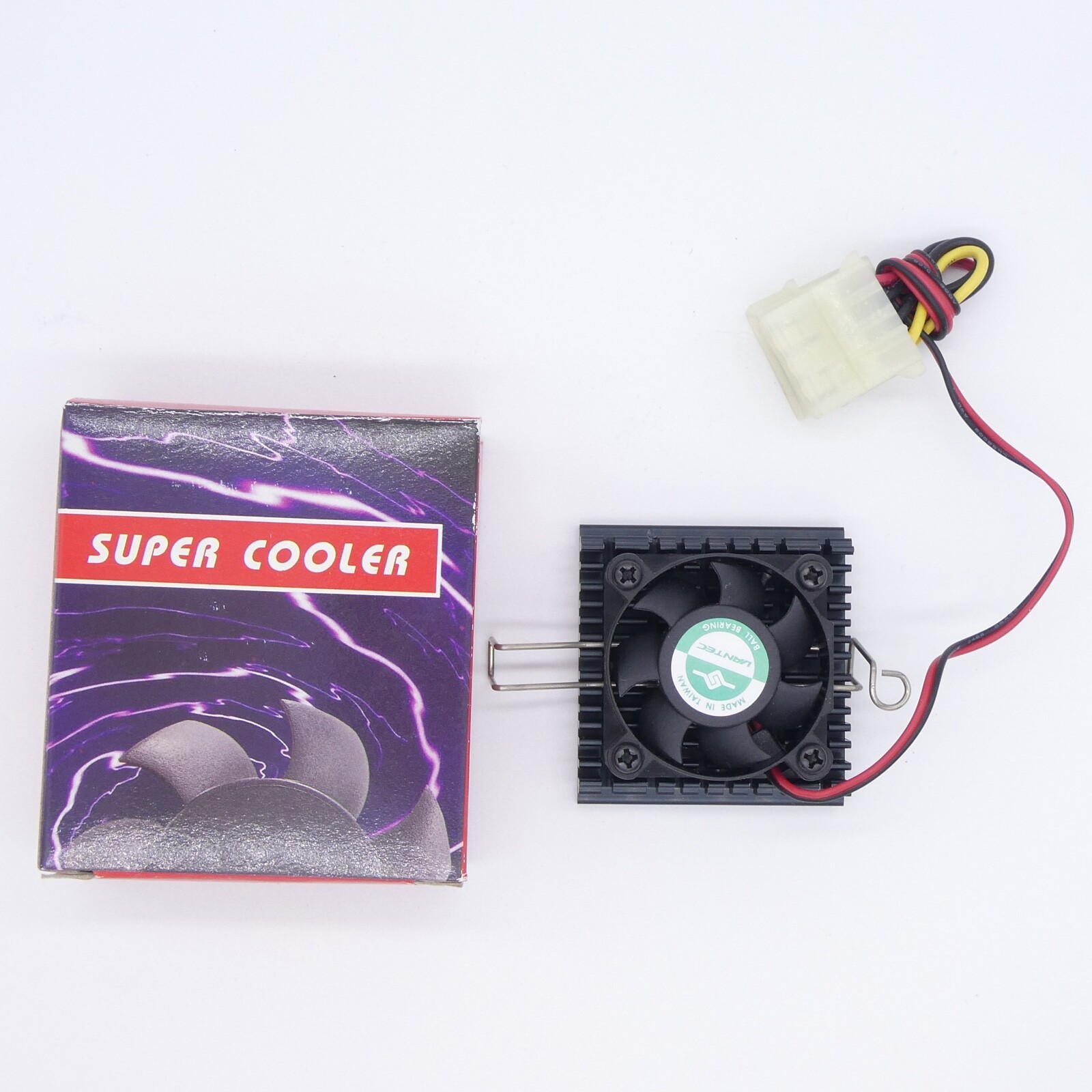 Pentium 586 Socket 7 CPU Fan with Aluminum Heat Sink Molex 4 PIN Connector