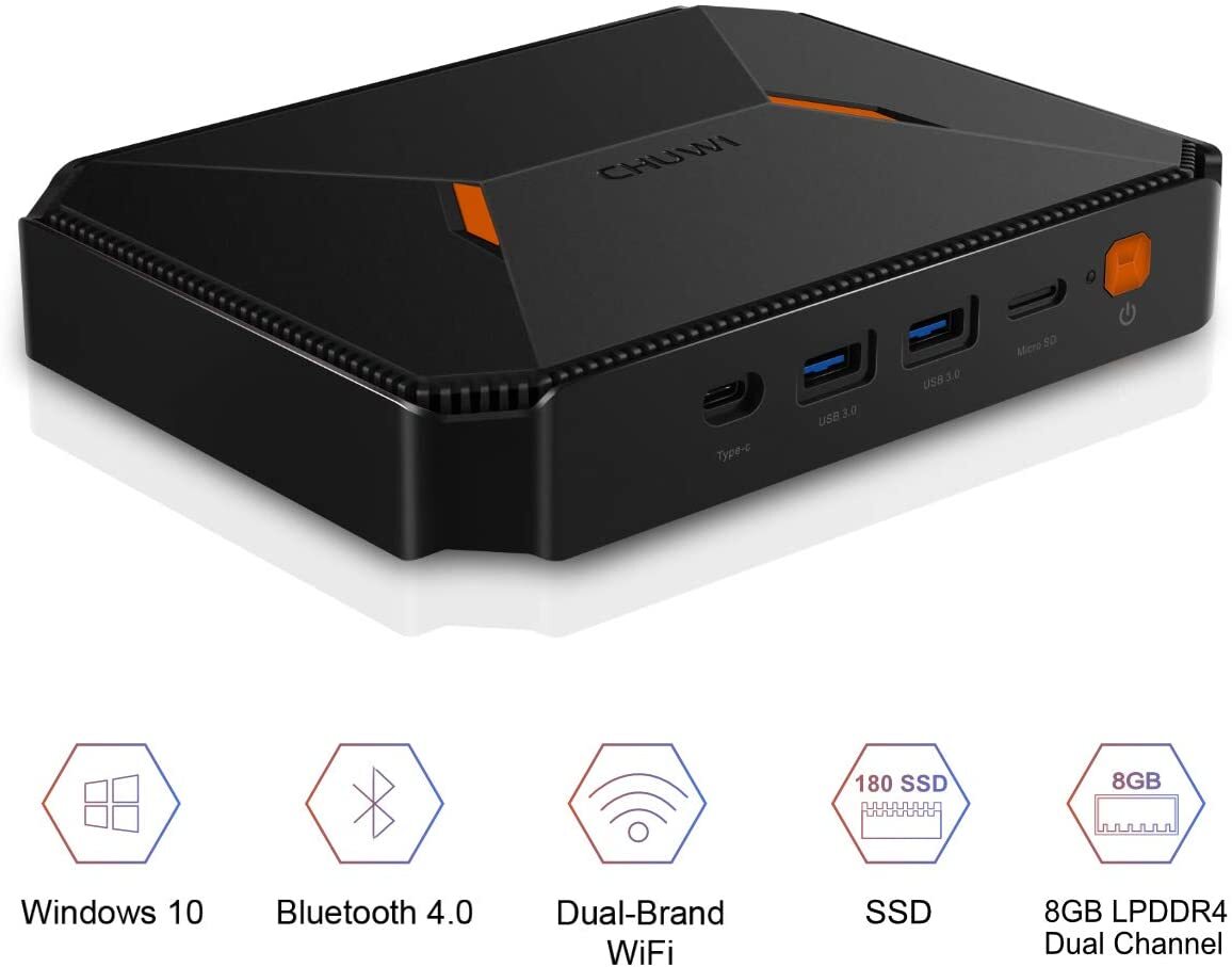 Windows 11 Home Mini PC Intel N5100 Quad Core up to2.7GHz 8GB RAM DDR4 256GB SSD