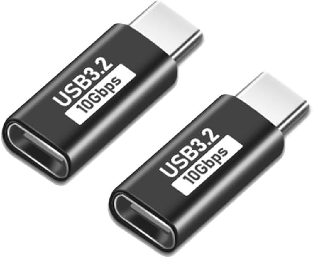 USB C Extender 2 Pack USB C to C Extension Type C Male to Female Adapter