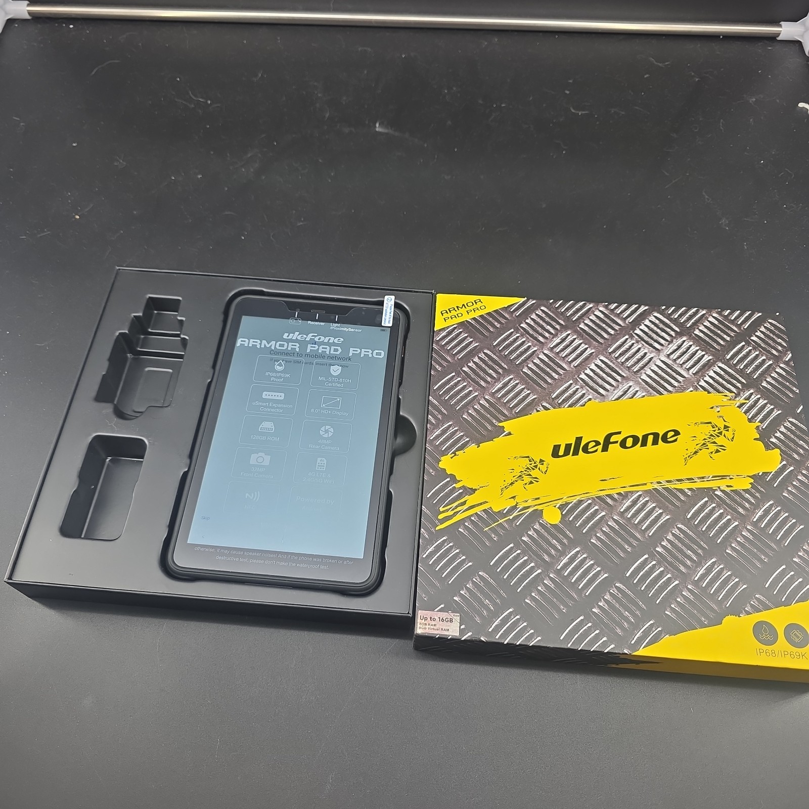 Ulefone Armor Pad Pro Rugged Tablet PC 8GB+128GB 8in Android 13 MediaTek 4G (EFW