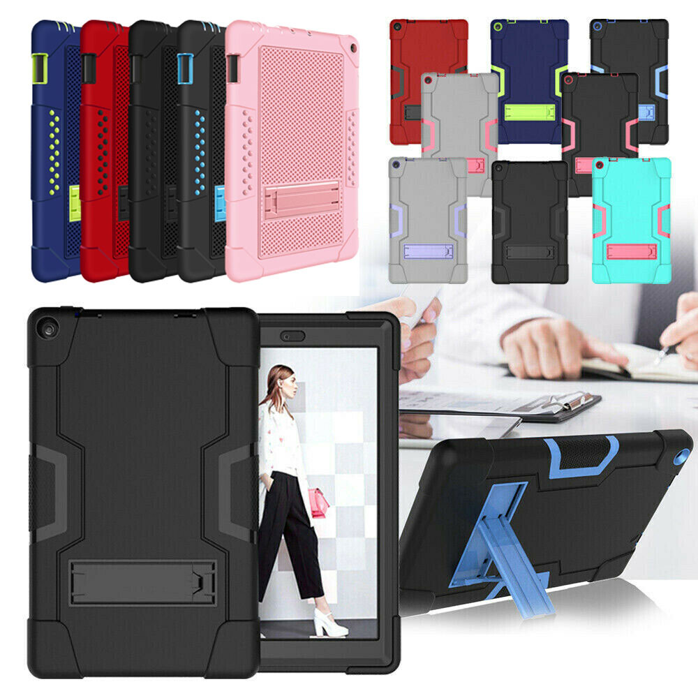 For Amazon Fire HD 10 (7th/9th/11th Gen)Heavy Duty Shockproof Hybrid Rugged Case