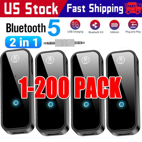 USB Wireless Bluetooth Transmitter Receiver for Car Music Audio Aux Adapter lot