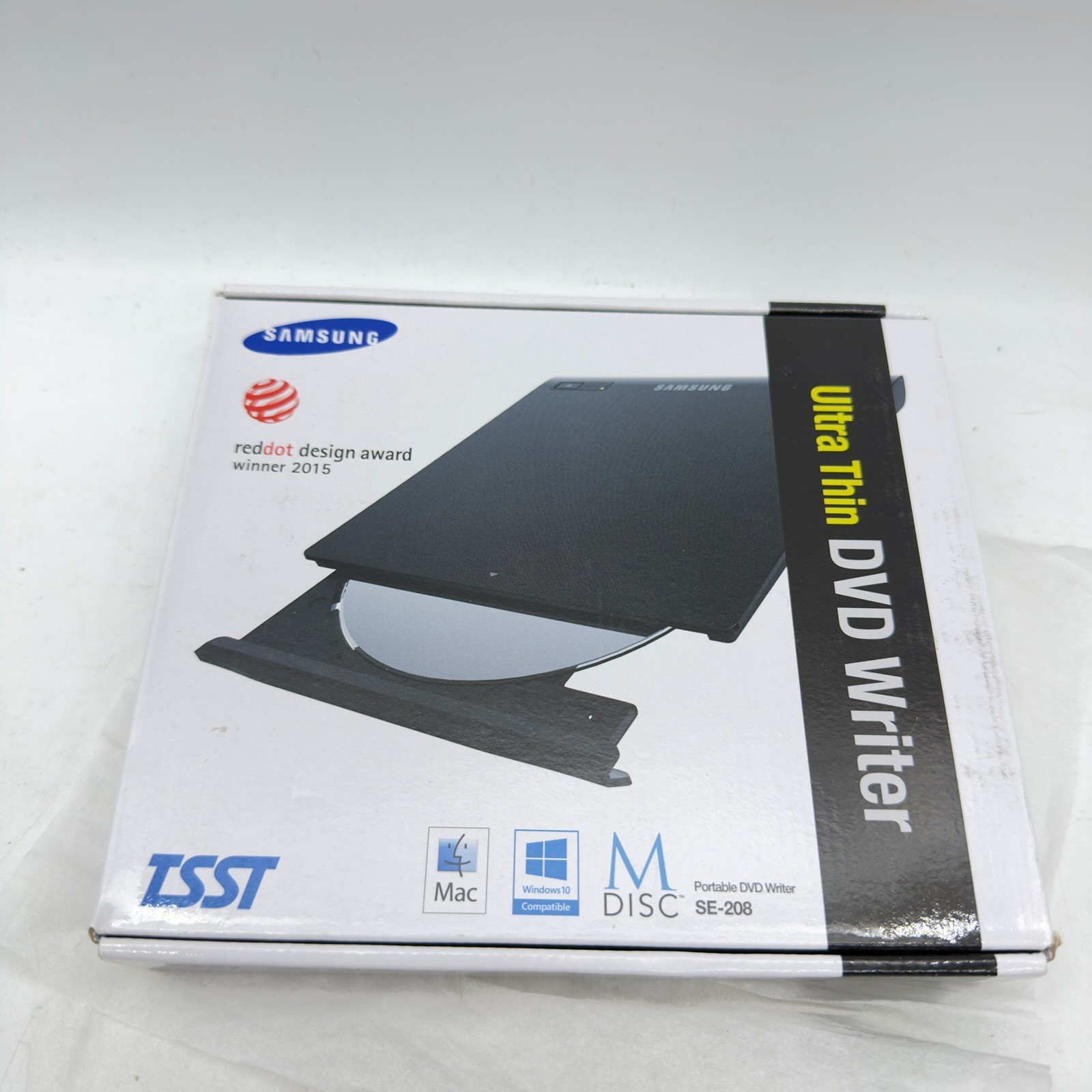 Samsung SE-208 Ultra Thin Portable USB DVD Writer SE-208GB/RSBD P-444