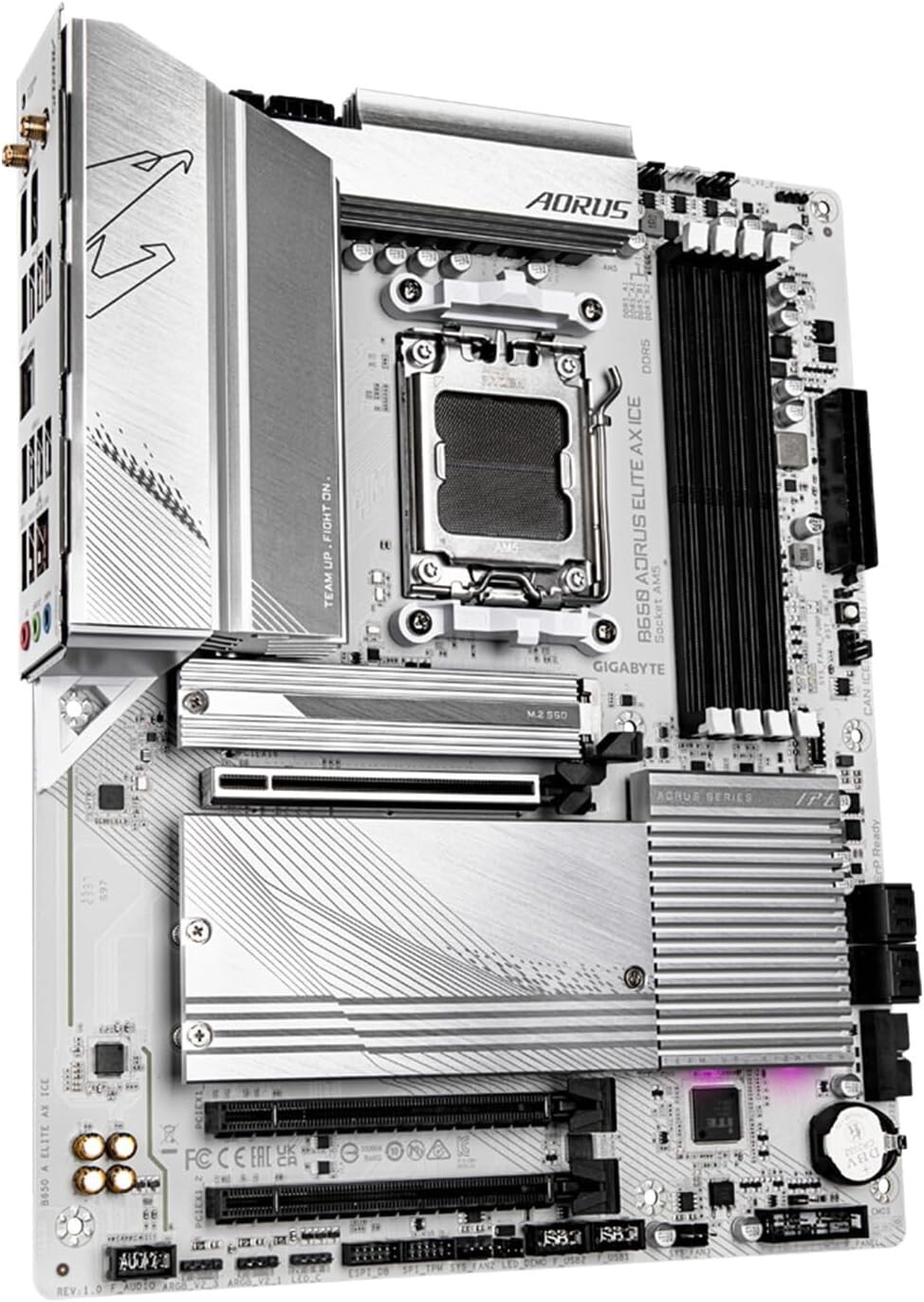 (Factory Refurbished) GIGABYTE B650 AORUS ELITE AX ICE AMD AM5 ATX Motherboard