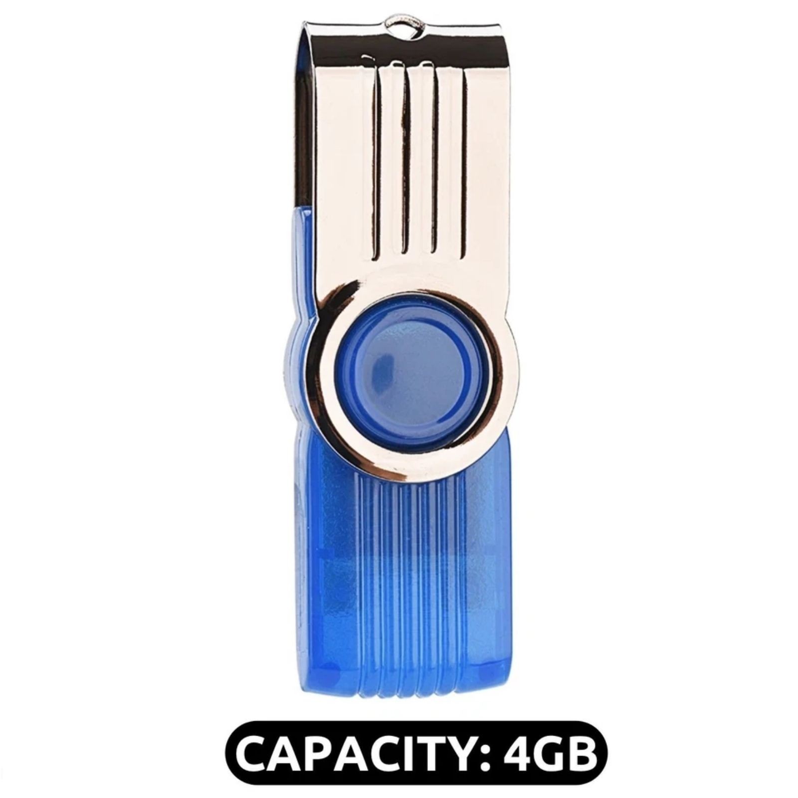 USB 2.0 Flash Drive 128GB Waterproof Pen Drive Memory Stick Swivel USB Storage