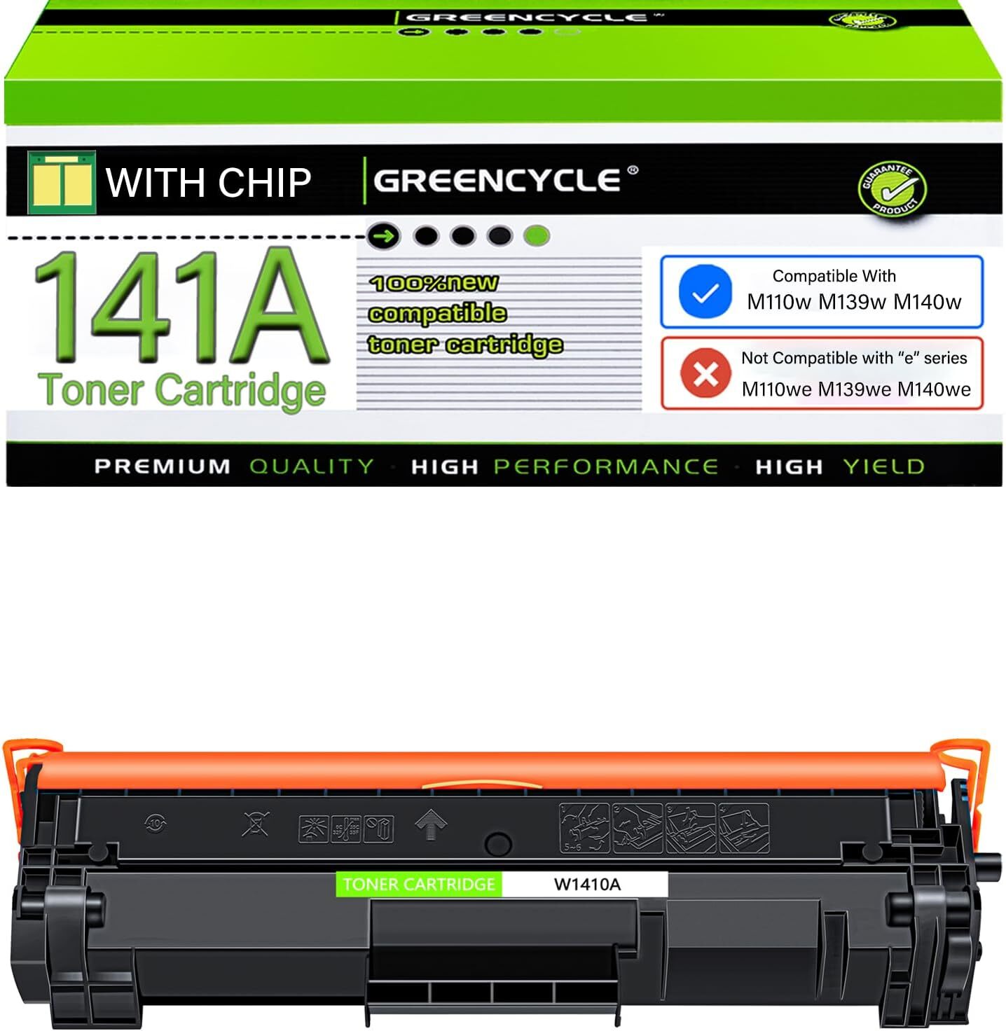[New Chip] 141A Toner Cartridge fit for HP W1410A LaserJet M110w MFP M139w M140w