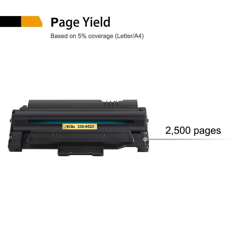 1PK 330-9523 Toner Cartridge For Dell 1130 1130n 1133 1135N Printer