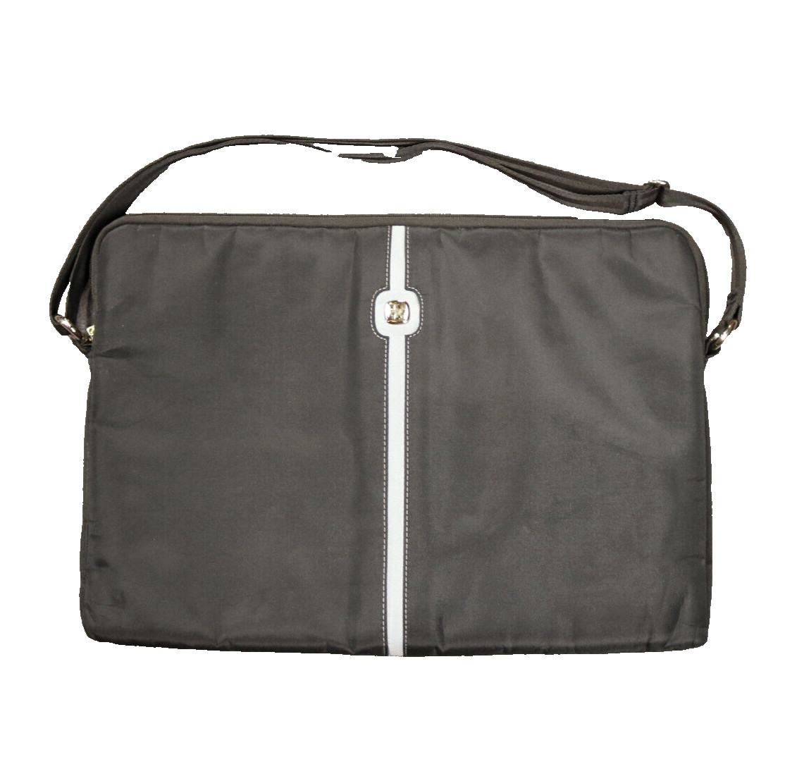 Swiss Gear The Maya Microfiber Computer Sleeve Zip Strap Black Gray 17.5×12.5×1