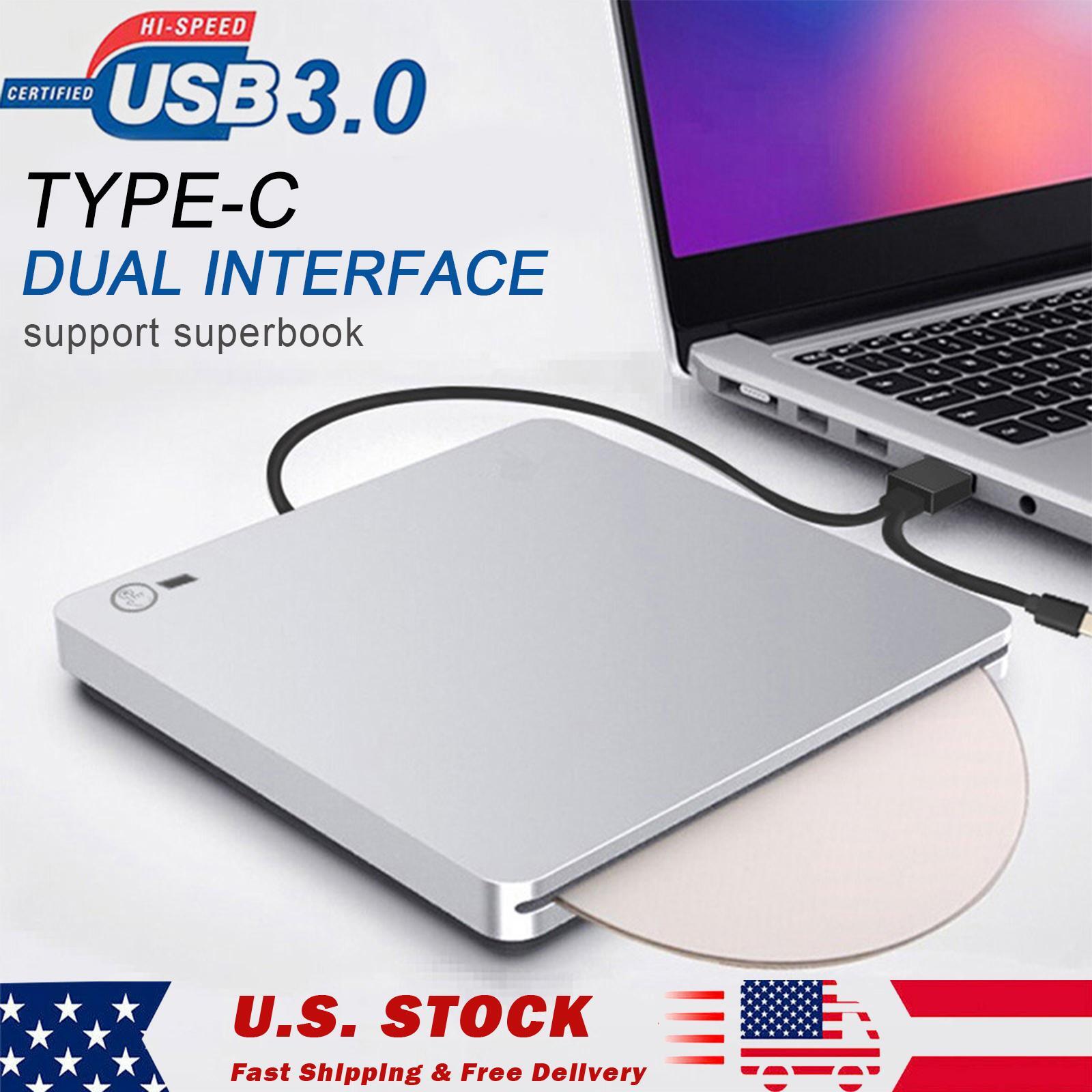 Genuine Bluray Burner External USB 3.0 Player DVD CD BD Recorder Drive Silver EP