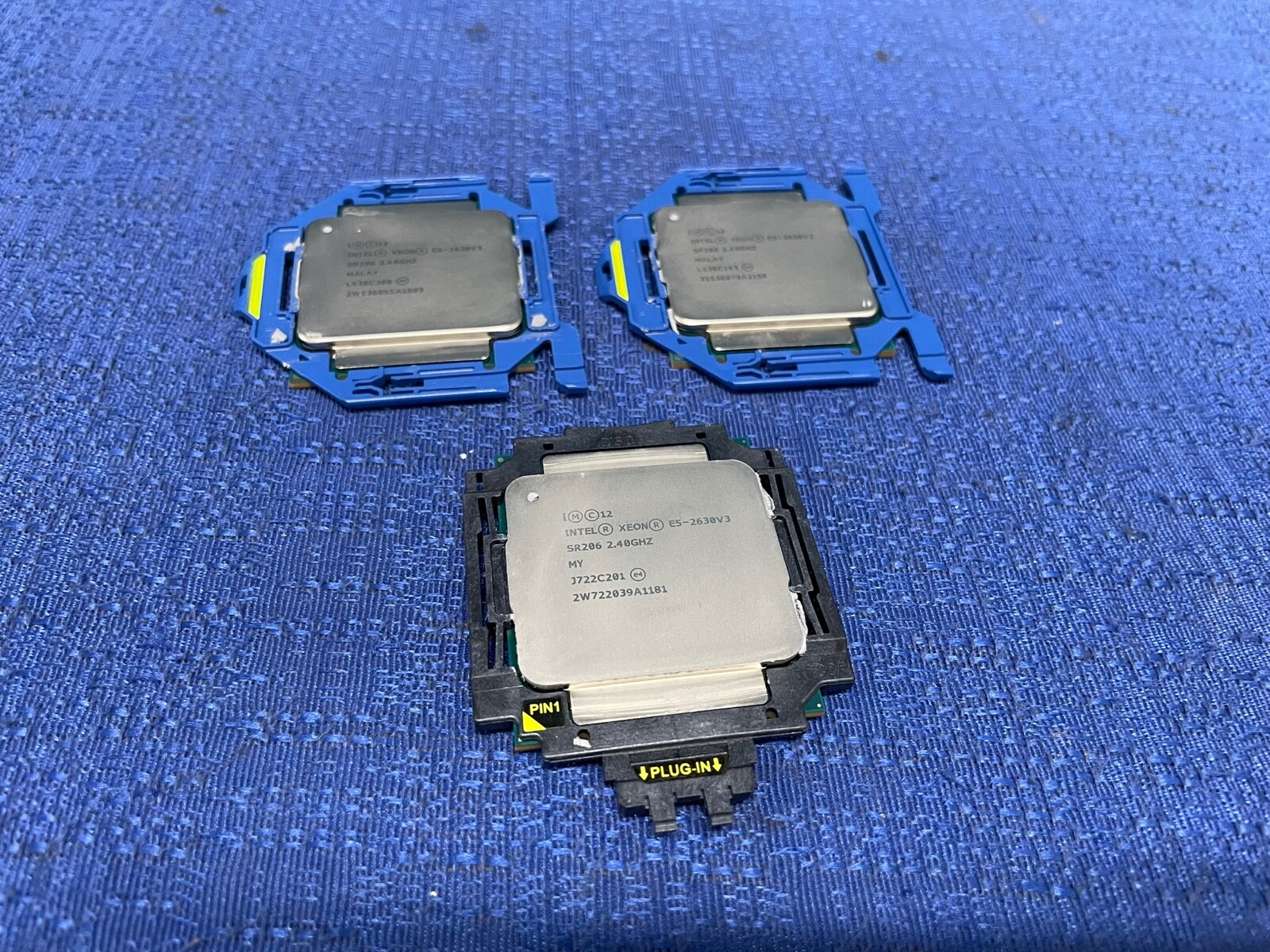 Lot of 3 Intel Xeon E5-2630 v3 Processor SR206 2.40GHz L538C193