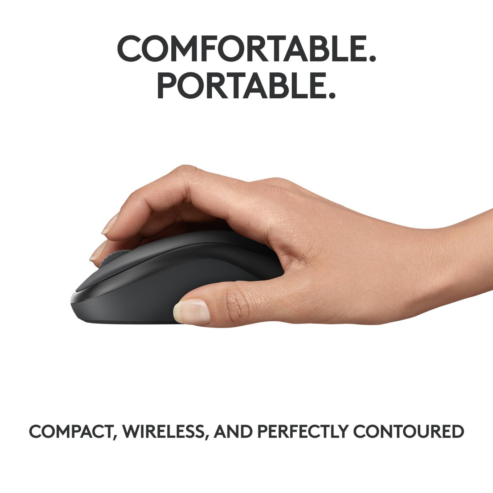 Logitech M240 Silent, Comfortable Graphite Wireless Mouse
