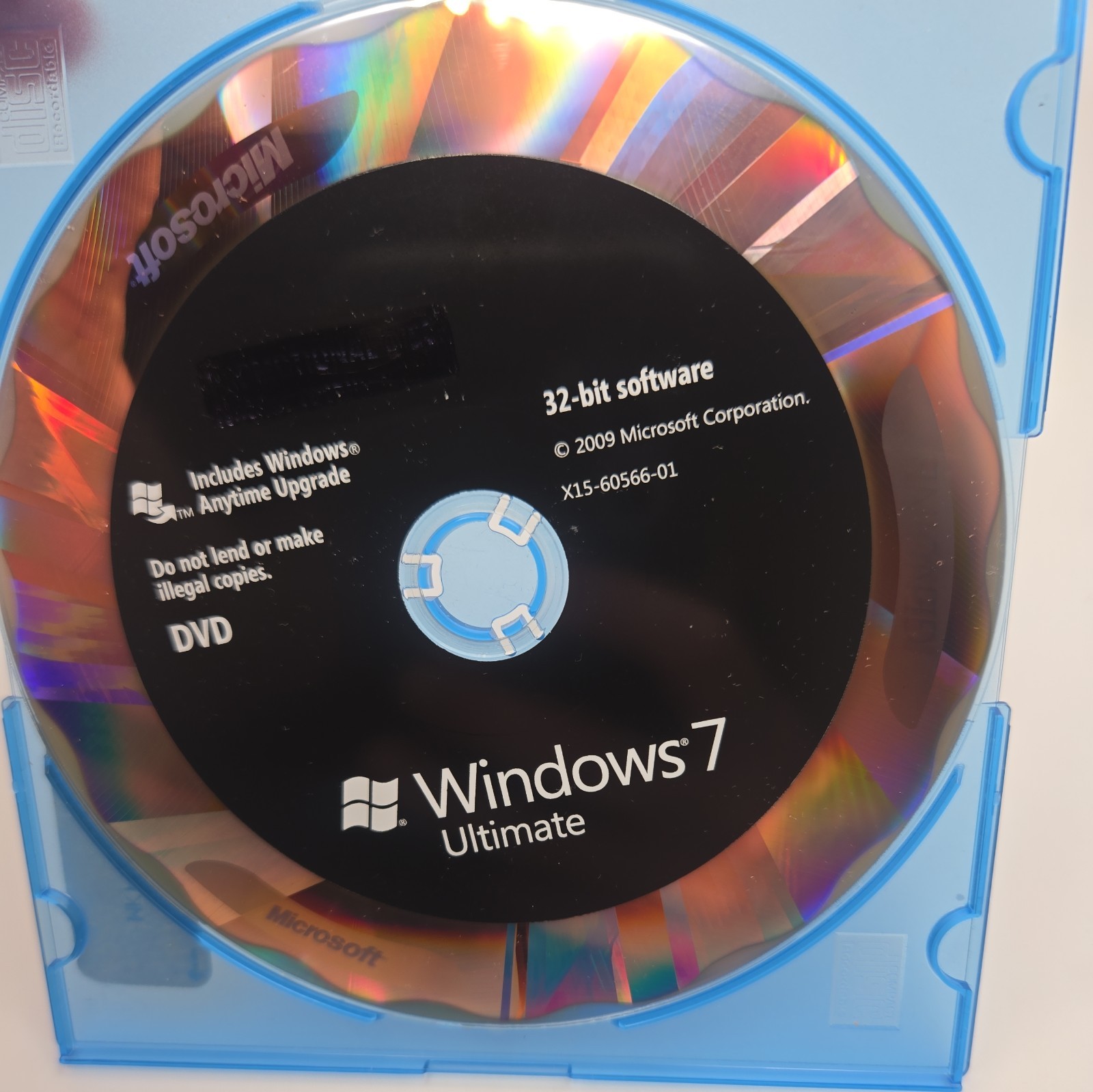 Microsoft Windows 7 Ultimate 32 Bit Operating System – no key