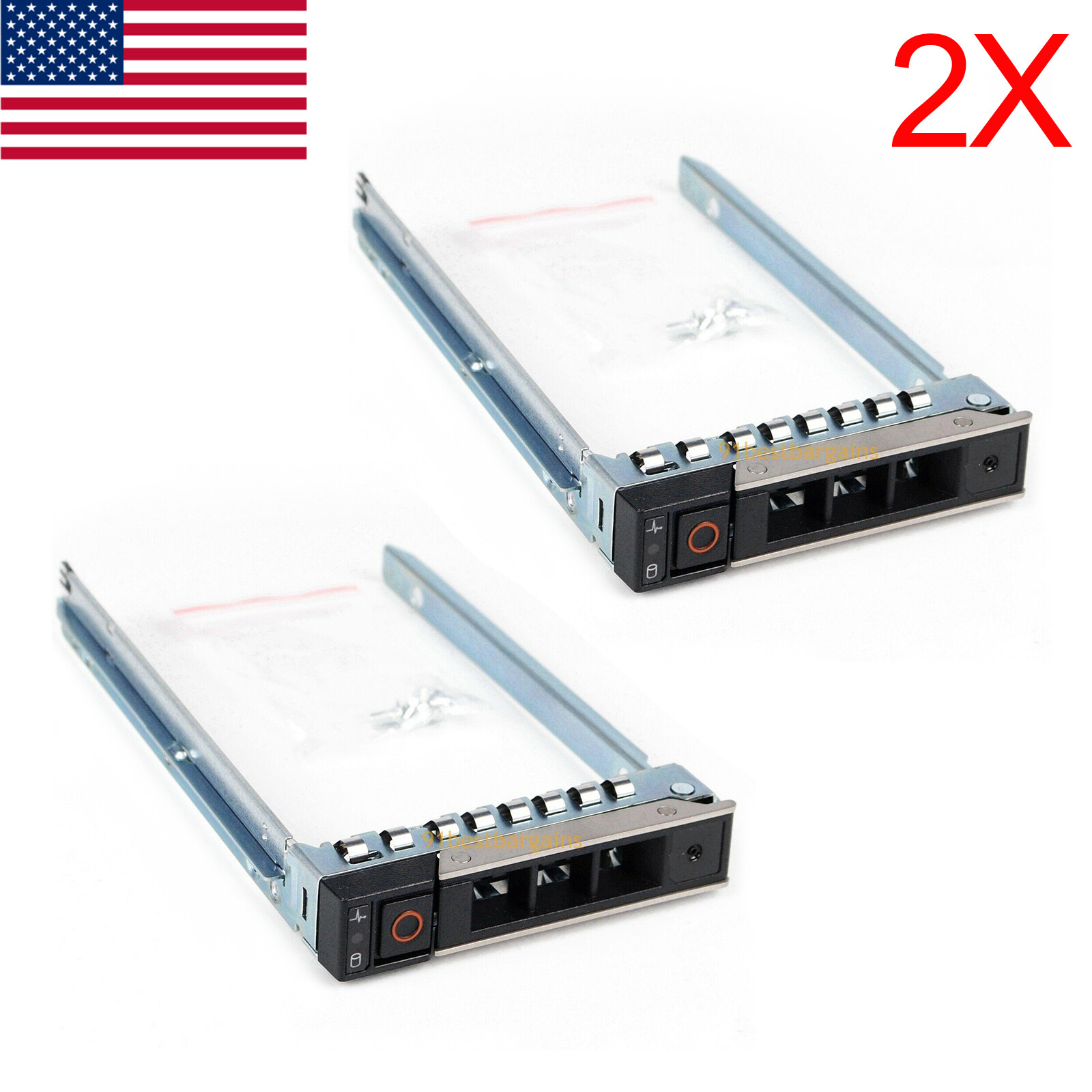 Lot 2 For Dell 2.5” Hard Drive Caddy PowerEdge R440 R540 R640 R740 R740XD DXD9H