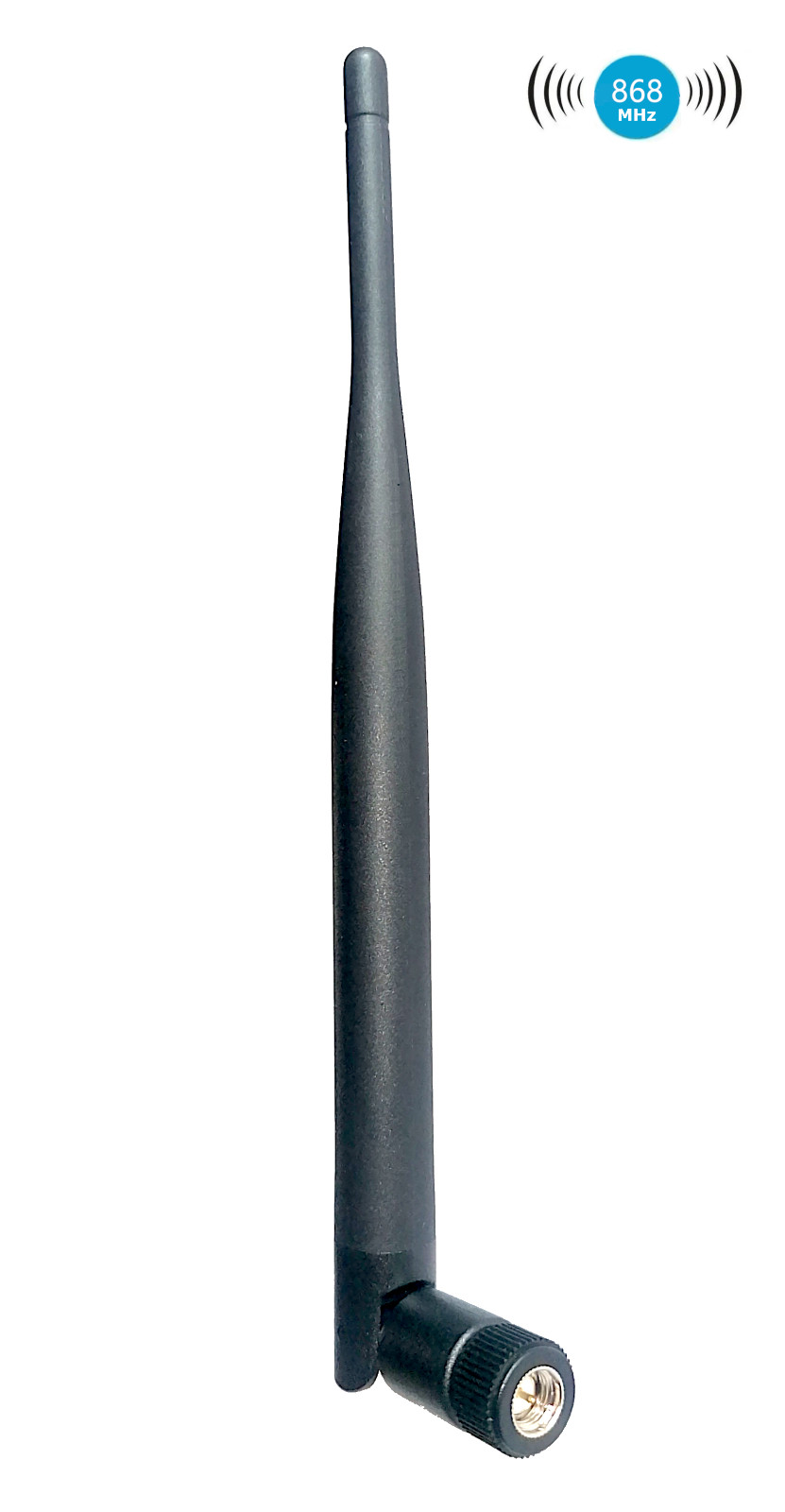 3dBi 868MHz (UHF) Antenna Omnidirectional RP-SMA or SMA /Black/50Ω e.g. IoT/RFID
