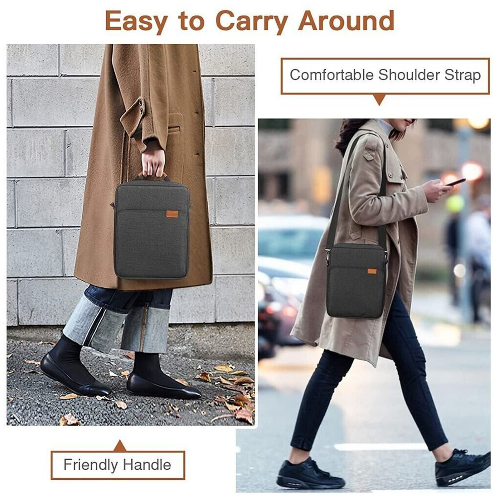 Laptop Carry Sleeve Bag Case Shoulder Strap For Microsoft Surface Pro 10/9/8/7/6