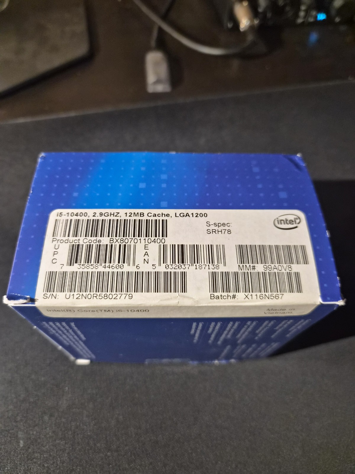 Intel Core i5-10400 w/ Box and HSF