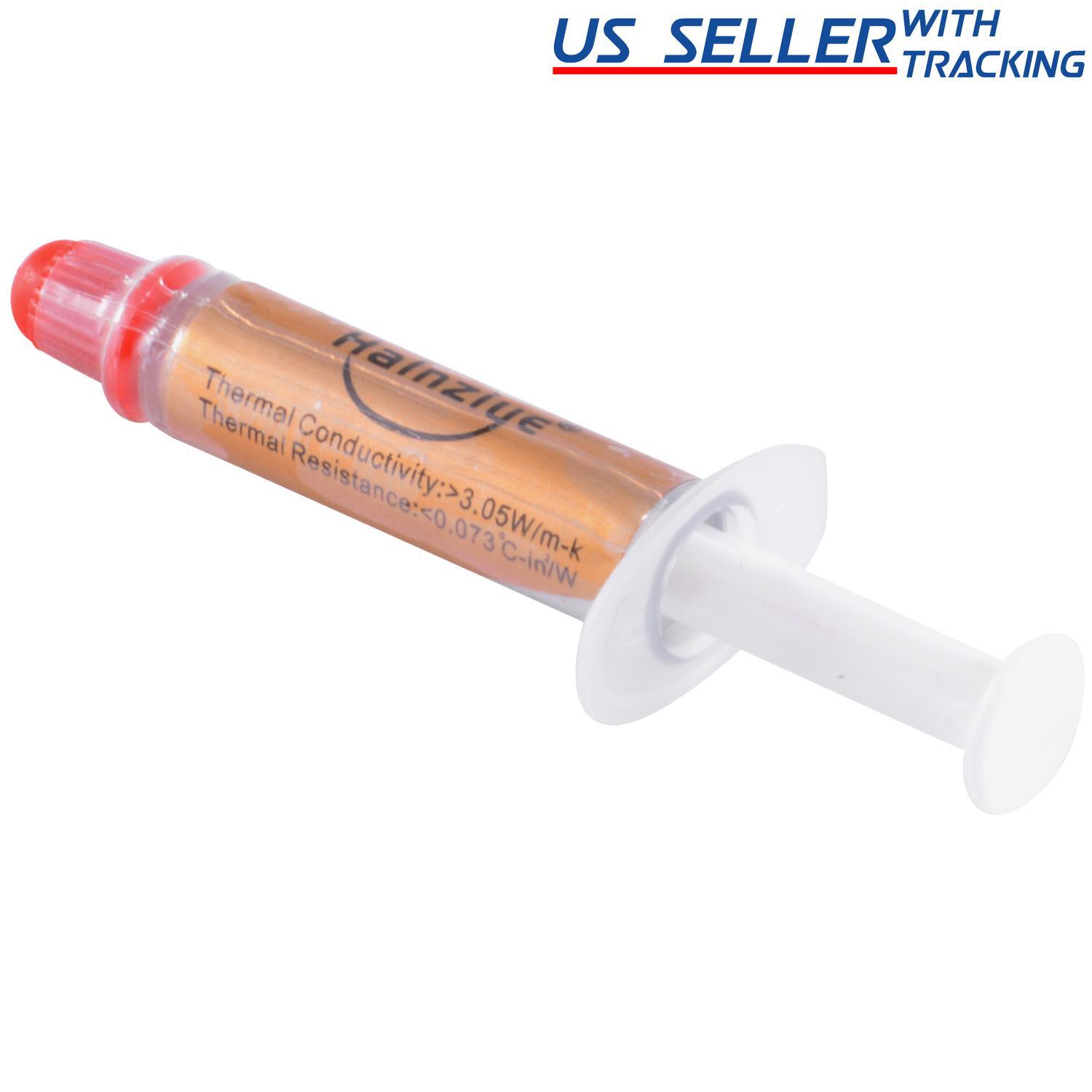 (5-pack) Gold Thermal Grease CPU Heatsink Compound Paste Compact Syringe 5X