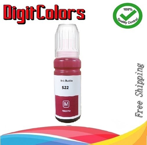 Refill Ink Bottle 522 T522 for Eco-Tank ET-2720 ET-2760 ET-2850 ET-4700 ET-4800