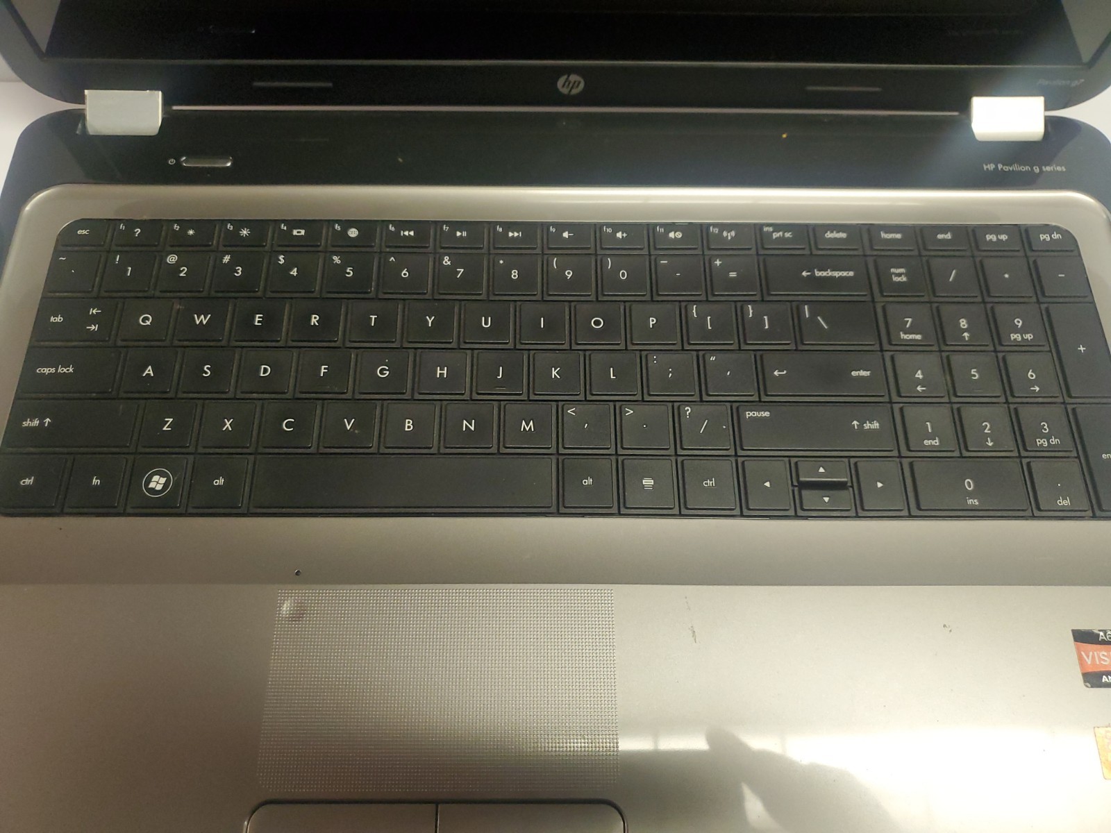 HP Pavilion g7 series Laptop 2012 4RAM, 80GB HDD Windows 7 No Battery