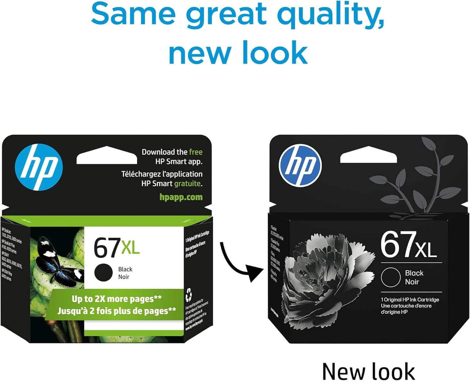 Genuine – HP 67XL Black Ink Cartridge – 3YM57AN – June 2027 – NEW