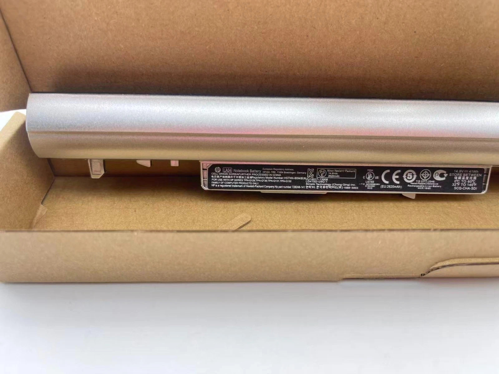 Genuine LA04 41Wh 14.8V Battery for HP Pavilion LA04DF LAO4 TPN-Q129 TPN-Q130