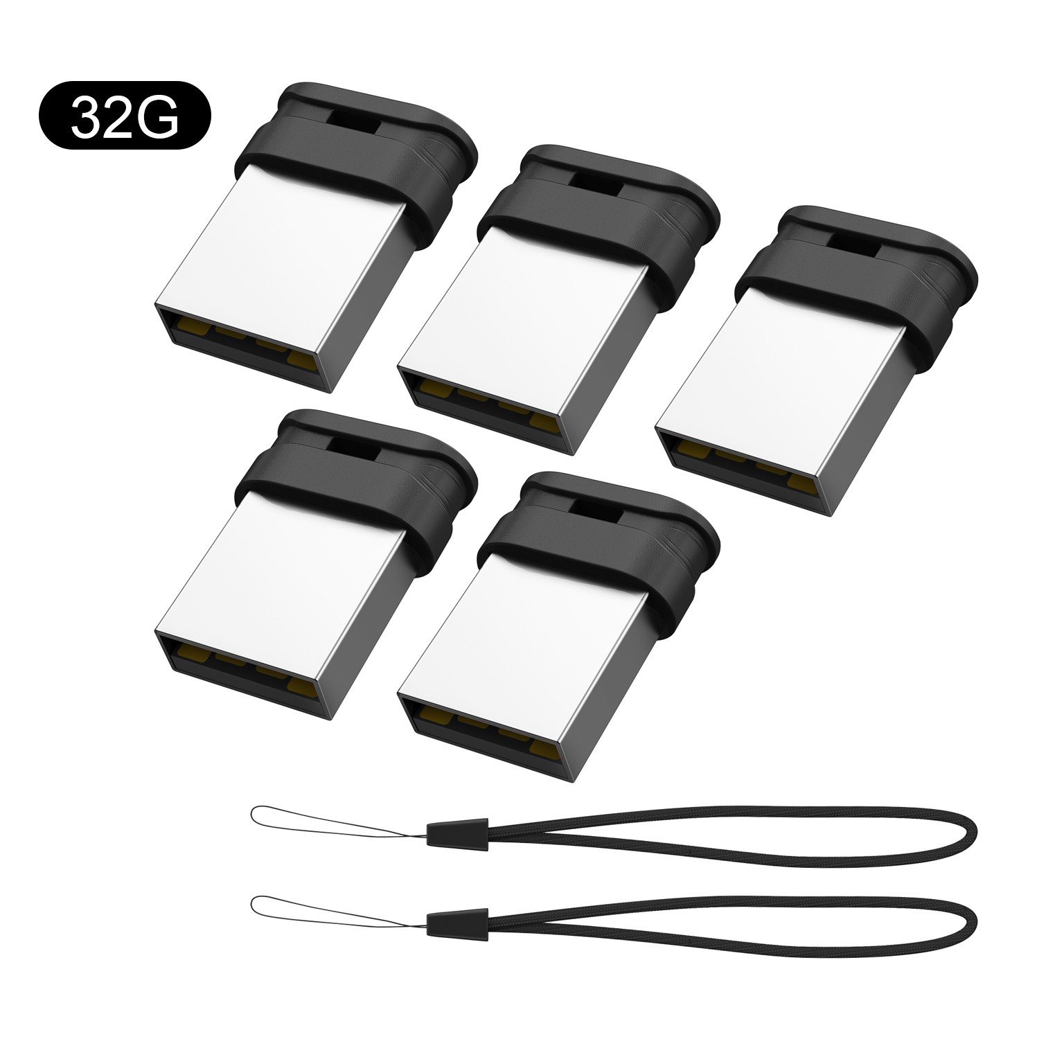 32GB USB 2.0 Flash Drive Mini Memory Stick Ultra Slim USB 2.0 Thumb Drive LOT