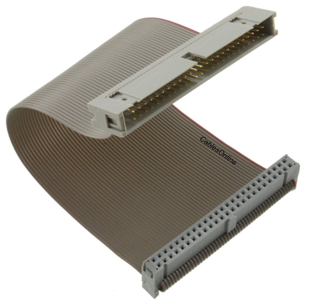 CablesOnline 6 inch Internal IDC 50-Pin SCSI Male/Female Extension Ribbon Cable