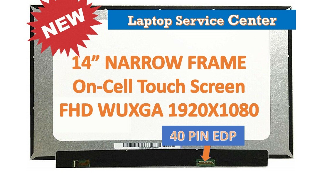 14″ FHD Touch LED LCD Screen for Lenovo 5D11A22491 5D11A24695