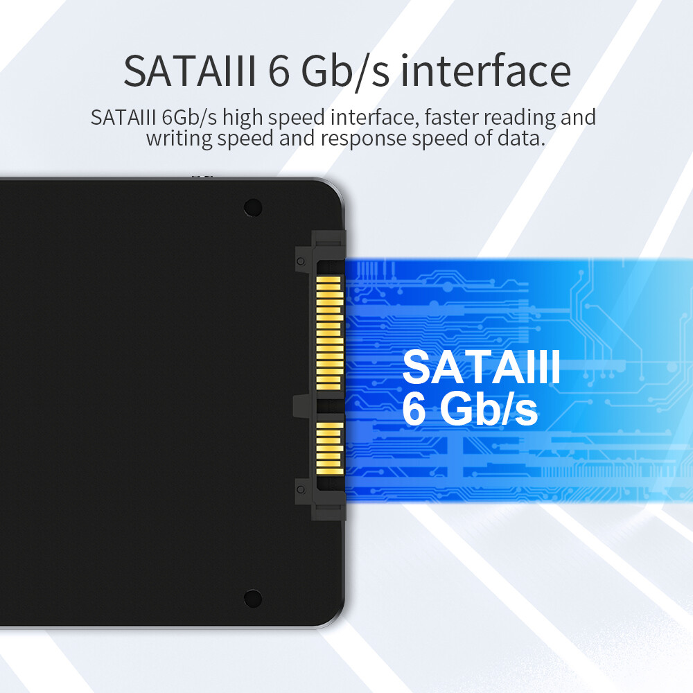 2.5” SSD SATA 3.0 PC Internal Solid State Drive High Speed Hard Drives