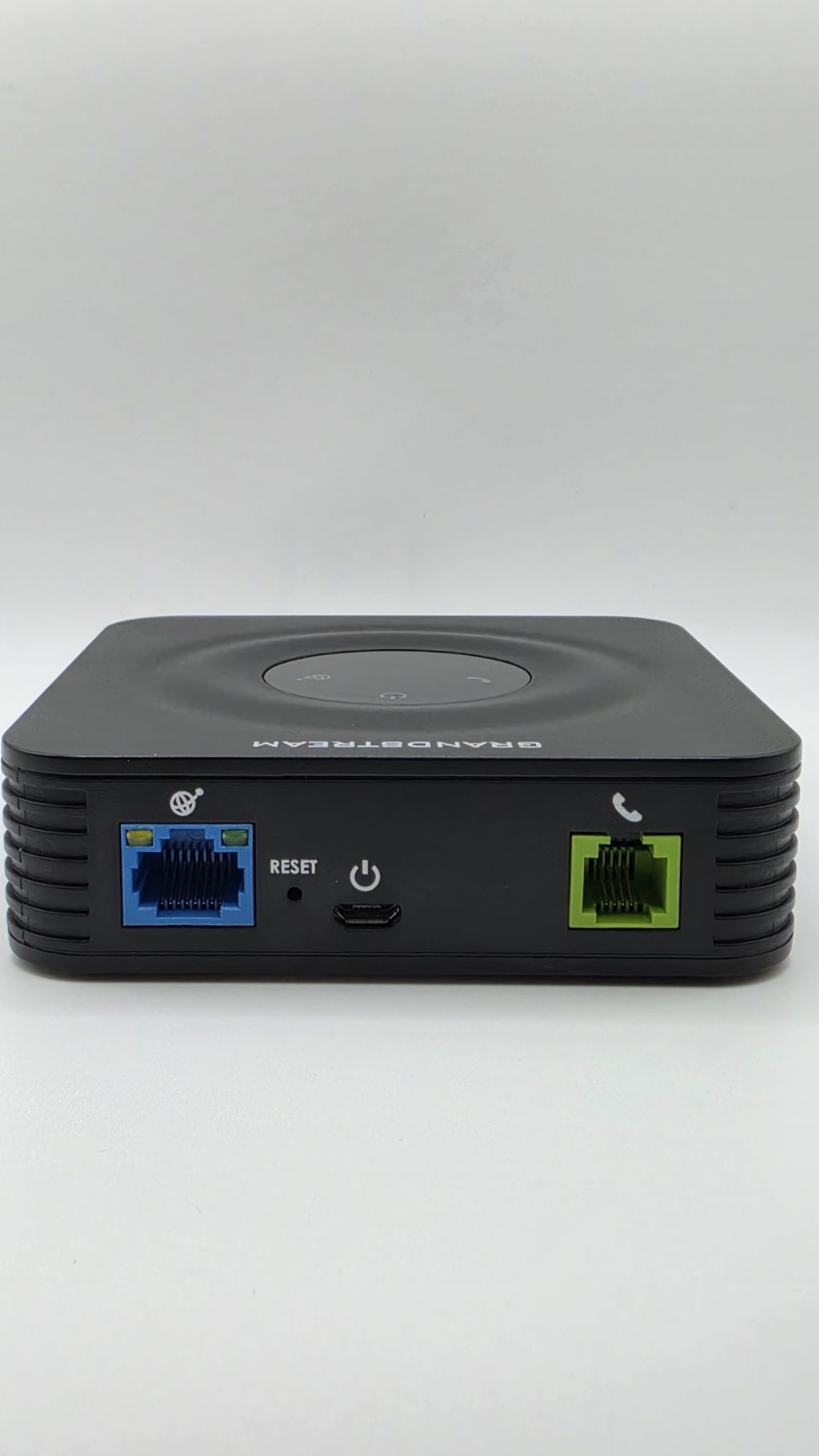 Grandstream VoIP Phone Adapter ATA 1-Line Black Ethernet (RJ-45) Micro USB