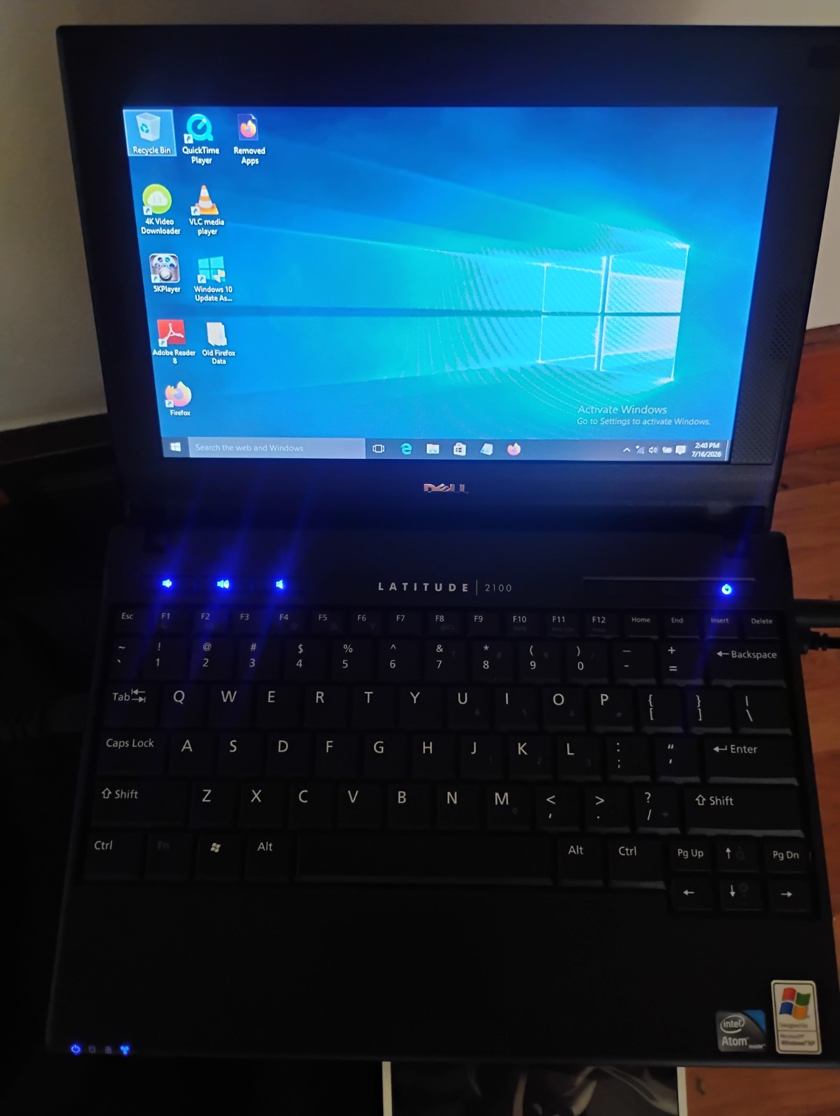 Dell Latitude 2100 10.1″ Laptop Intel Atom N270 1.50GHz 2GB RAM | 80 GB HD
