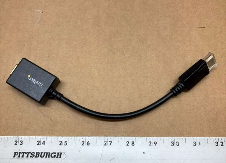 StarTech DP2VGA2 DisplayPort to VGA Video Adapter Converter DP Male to VGA