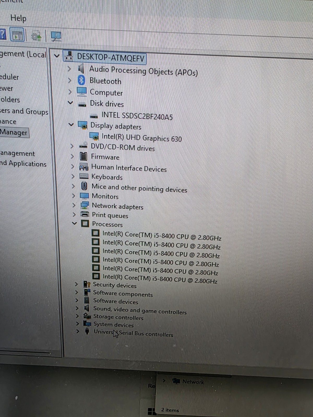 Dell Vostro 3670 Core i5-8400 2.8GHz 8GB RAM 256GB SSD Win11P