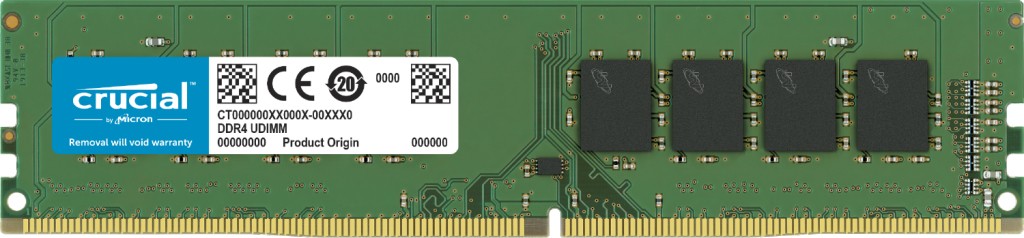 8GB Crucial 3200MHz DDR4 Memory Module (1 x 8GB)