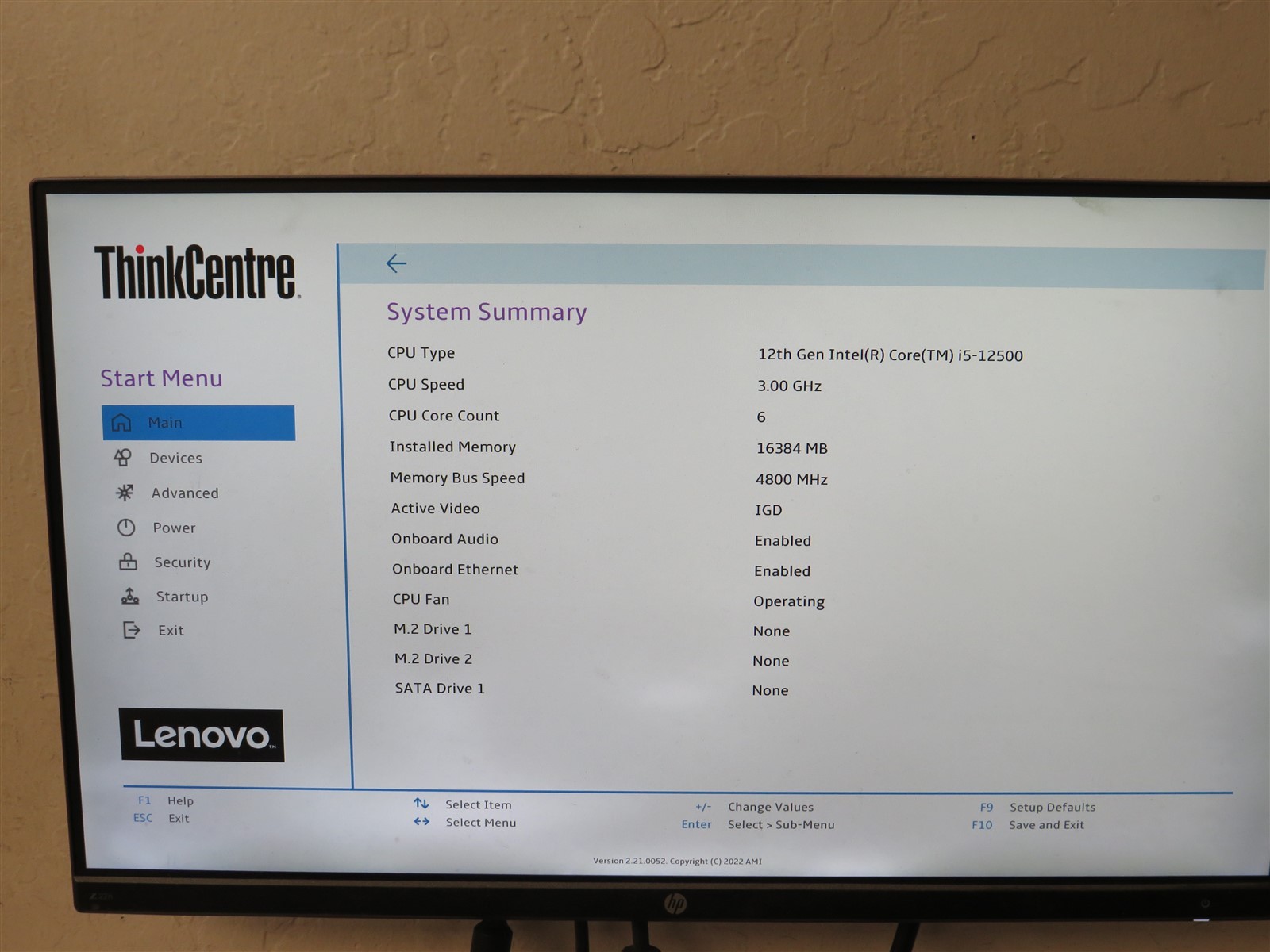 Lenovo ThinkCentre M90q Gen 3 16GB RAM DDR5 Tiny PC Intel i5-12500@3.0GHz AC