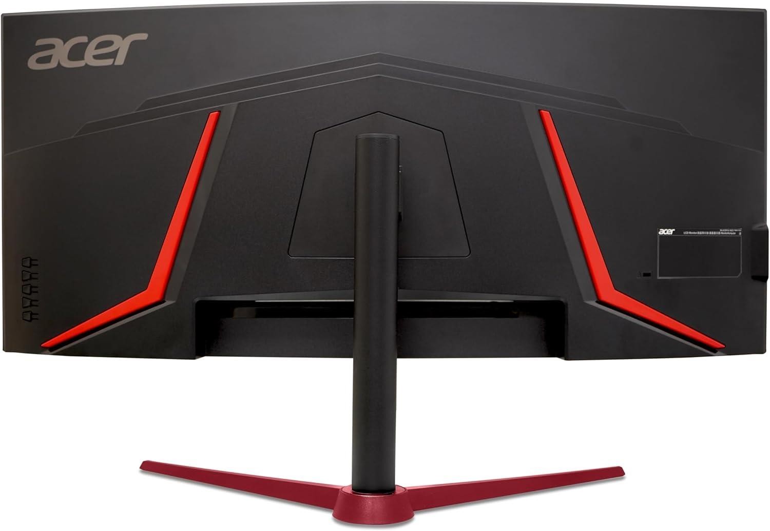 Acer Nitro V 34″ Gaming Monitor LED Display 180Hz 3440×1440 Excellent Condition